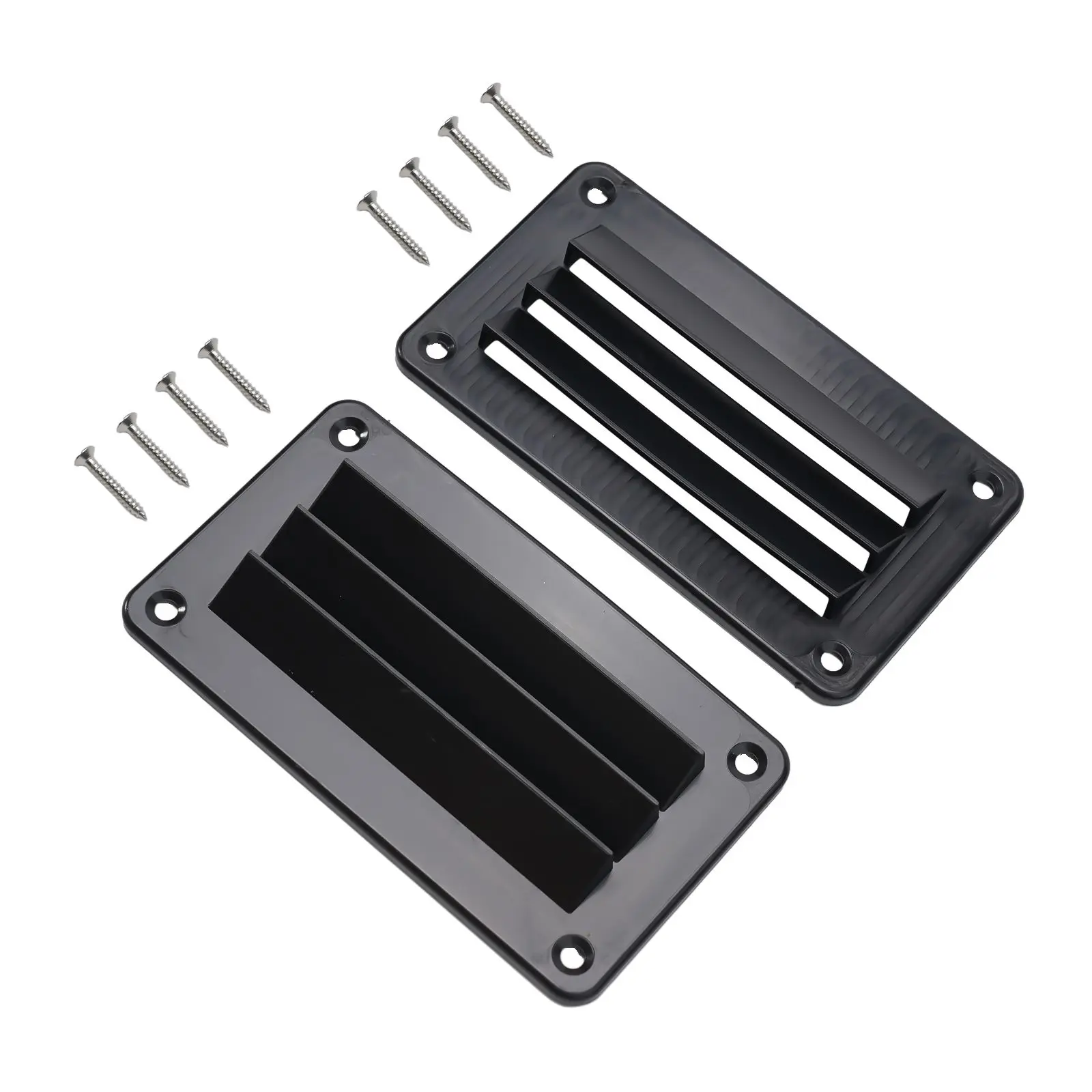 

2pcs RV Air Vent Cover Exhaust Outlet Louver Ceiling Vent Bathroom Office Ventilation Outlet Grille Heating Cooling Systems