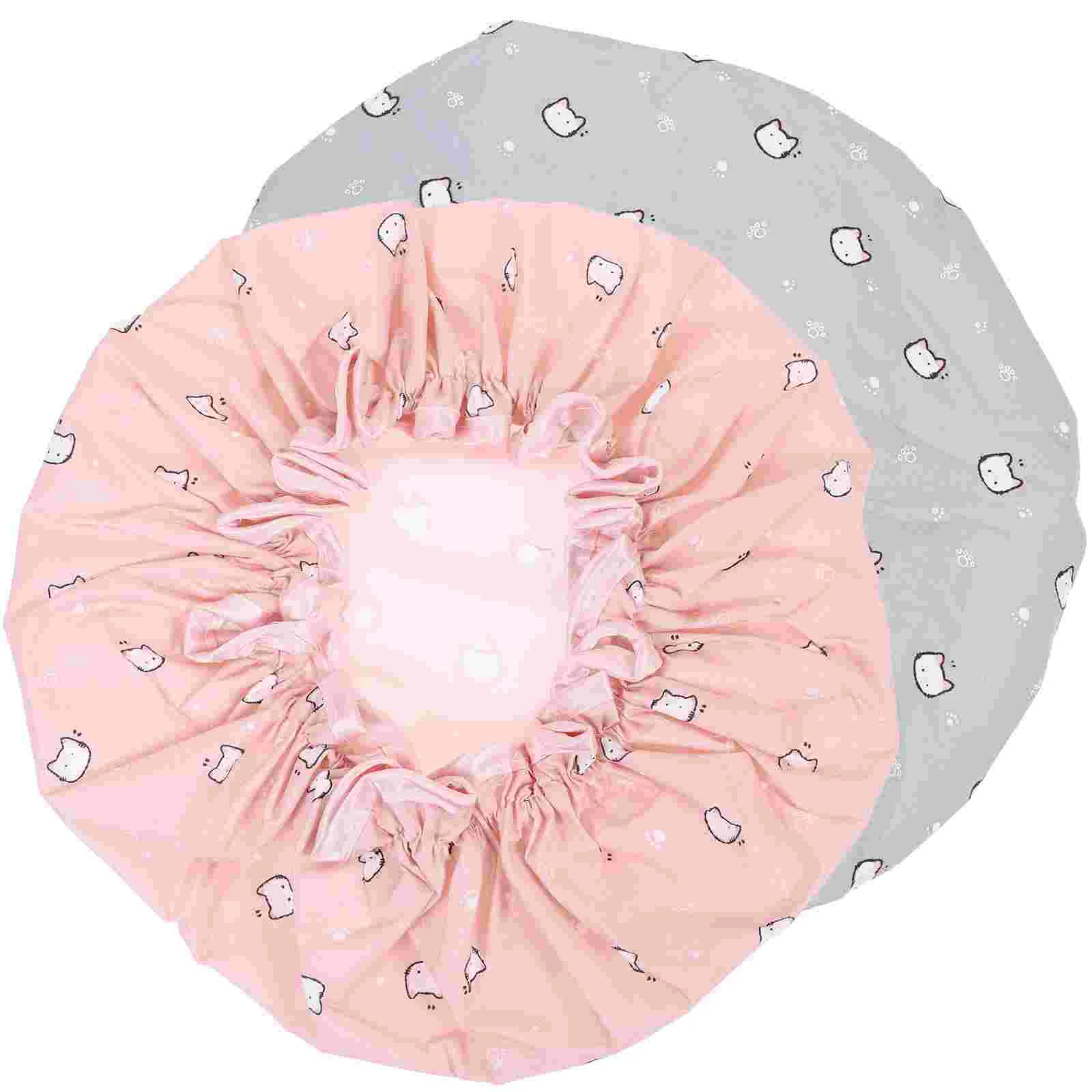 2 Pcs Elastic Shower Cap for Long Hair Oversized Bath Covers Caps Peva Large Women
2 Pcs Elastic Shower Cap for Long Hair Oversized Bath Covers Caps Peva Large Women
