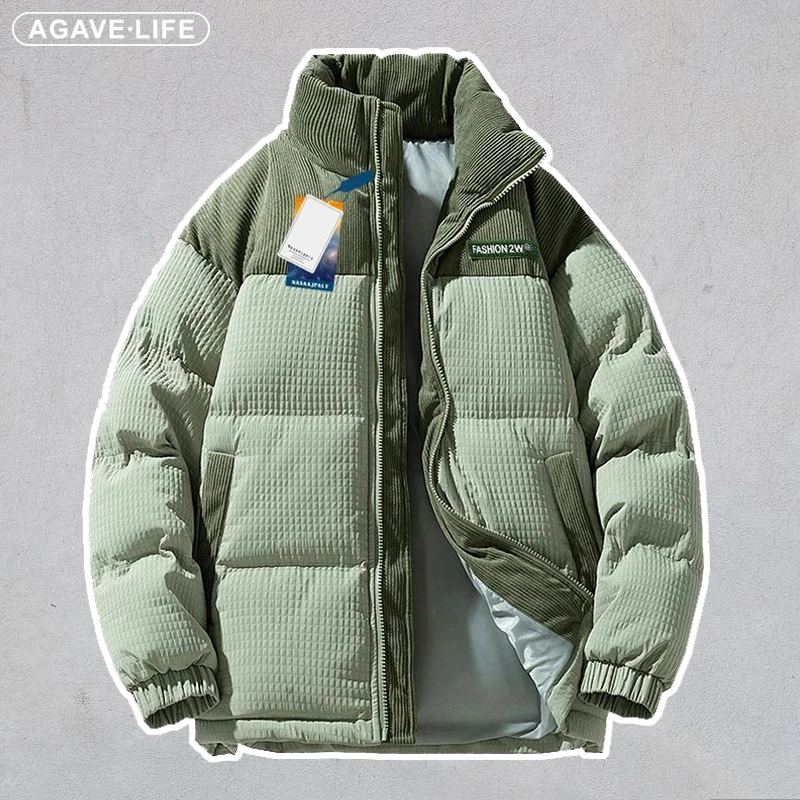 Autumn Winter Cotton Coats High-quality Stand-up Collar Male Cotton Jacket Cold-resistant Thickened Bread Outerwear Mens Parkas
Autumn Winter Cotton Coats High-quality Stand-up Collar Male Cotton Jacket Cold-resistant Thickened Bread Outerwear Mens Parkas