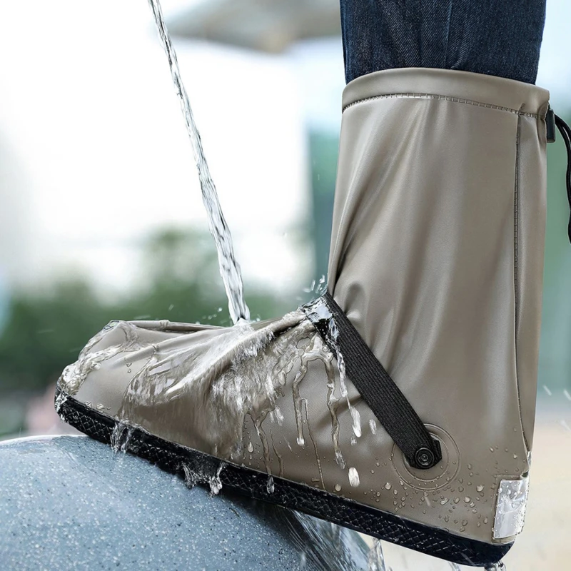 New Creative Waterproof Reusable Motorcycle Cycling Bike Rain Boot Shoes Covers Rainproof Thick Quality Shoes Cover
New Creative Waterproof Reusable Motorcycle Cycling Bike Rain Boot Shoes Covers Rainproof Thick Quality Shoes Cover