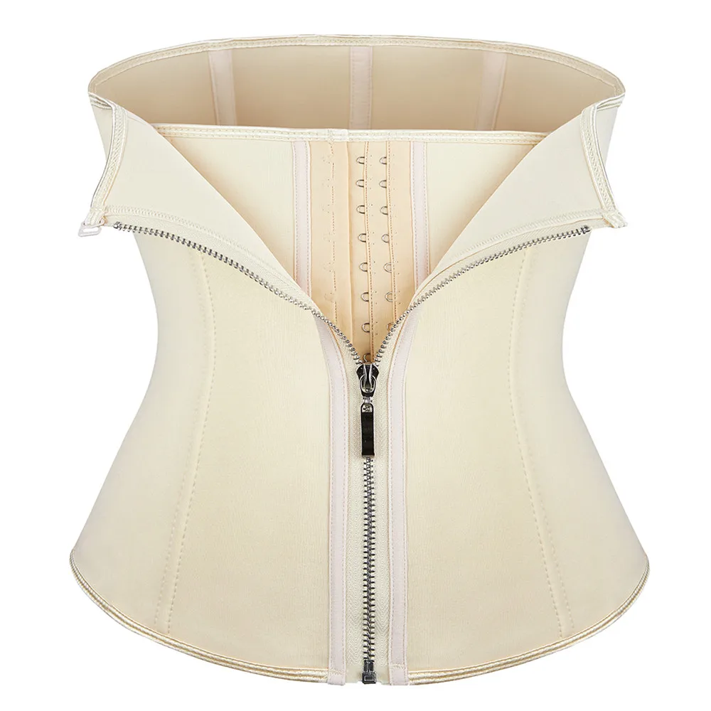 

Neoprene Waist Trainer 6 Steel Bone Women Binders And Shapers Corset Modeling Strap Body Shaper Colombian Girdles Slimming Belt