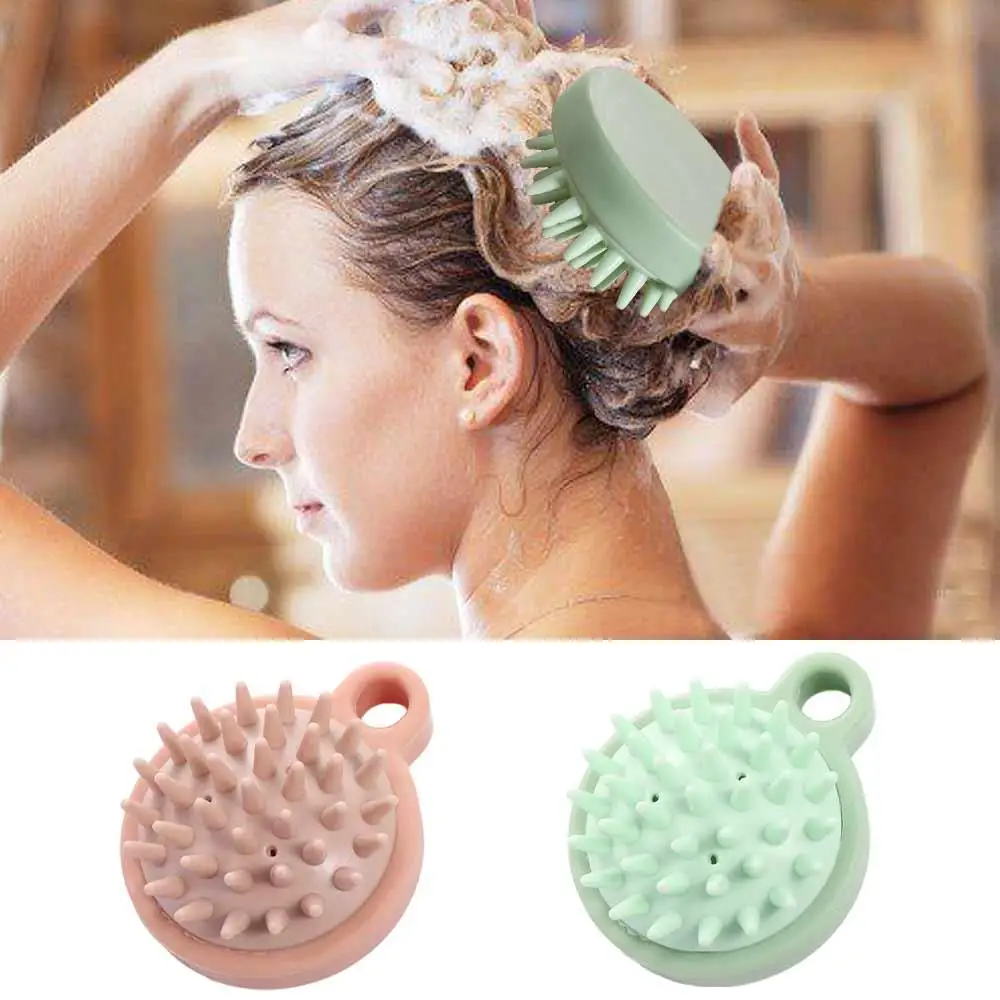 

Silicone Shampoo Massage Comb Household Dandruff Removal ItchingRelieving Hair Brushes Bath Shower Brush Salon Hairdressing Tool