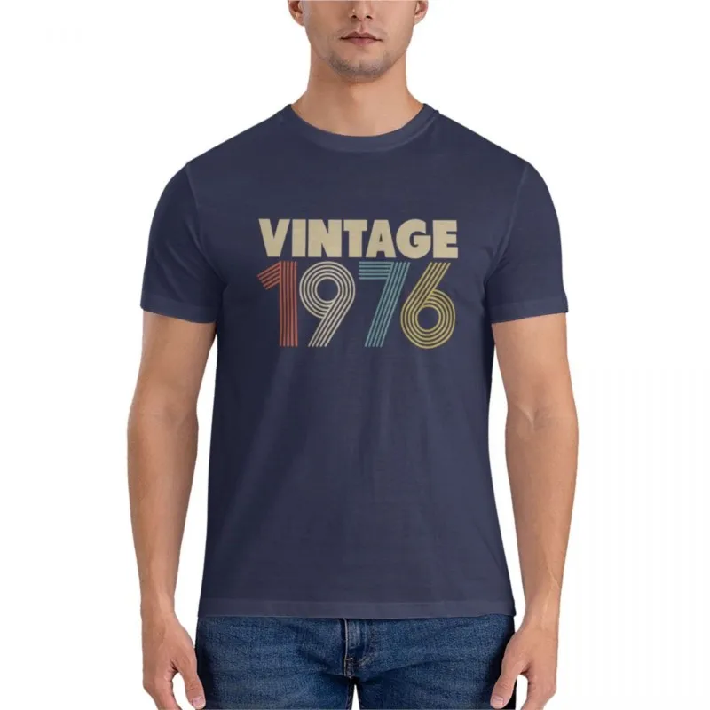 Летняя модная винтажная Мужская футболка 1976, незаменимая футболка, пустые футболки, футболки для мальчиков
Летняя модная винтажная Мужская футболка 1976, незаменимая футболка, пустые футболки, футболки для мальчиков