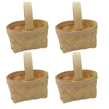 4pcs Candy Packaging Baskets Wooden Wedding Candy Storage Baskets Small Baskets
4pcs Candy Packaging Baskets Wooden Wedding Candy Storage Baskets Small Baskets