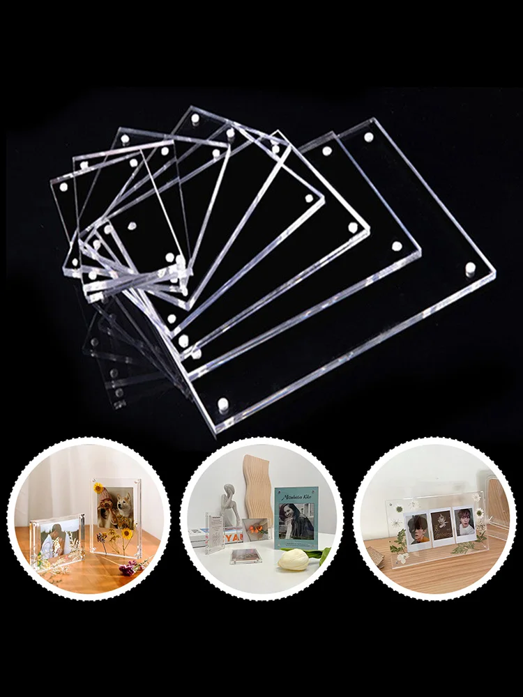 Transparent Photo Frame Magnetic Poster Display Rack With Magnet Stand Stable For Home Desktop Gifts For Friends Acrylic
Transparent Photo Frame Magnetic Poster Display Rack With Magnet Stand Stable For Home Desktop Gifts For Friends Acrylic