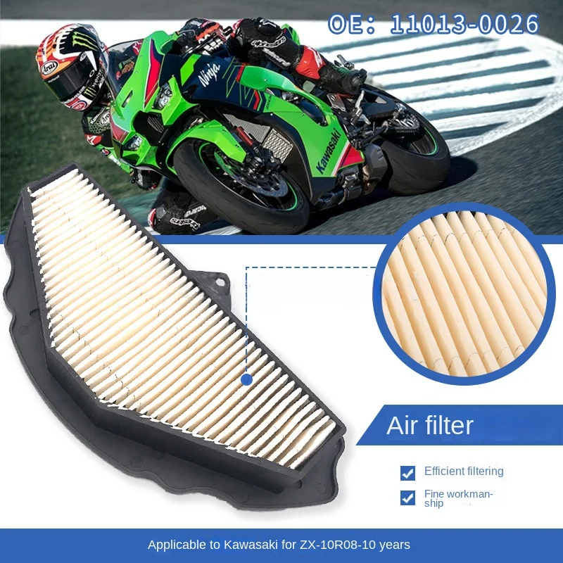 Motorcycle Replacement High Flow Air Filter For Ninja1000 ZX-10R ZX10R ZX1000 08-10 Sponge Intake Cleaner element
Motorcycle Replacement High Flow Air Filter For Ninja1000 ZX-10R ZX10R ZX1000 08-10 Sponge Intake Cleaner element