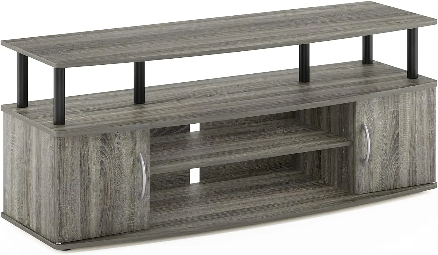 Furinno JAYA Large Entertainment Stand for TV Up to 55 Inch, French Oak Grey/Black
Furinno JAYA Large Entertainment Stand for TV Up to 55 Inch, French Oak Grey/Black