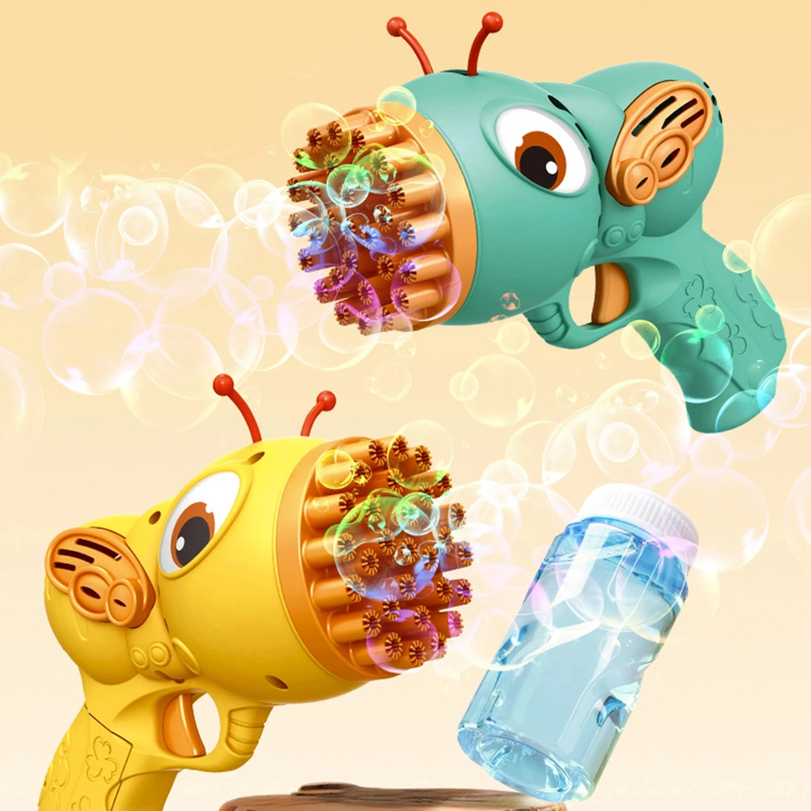 Bee Bubble Gun Bee Shape Bubble Machine Bee Bubble Blaster 29 Holes Summer Outdoor Party Toy LED Light Blower Toys Kids Gifts
Bee Bubble Gun Bee Shape Bubble Machine Bee Bubble Blaster 29 Holes Summer Outdoor Party Toy LED Light Blower Toys Kids Gifts