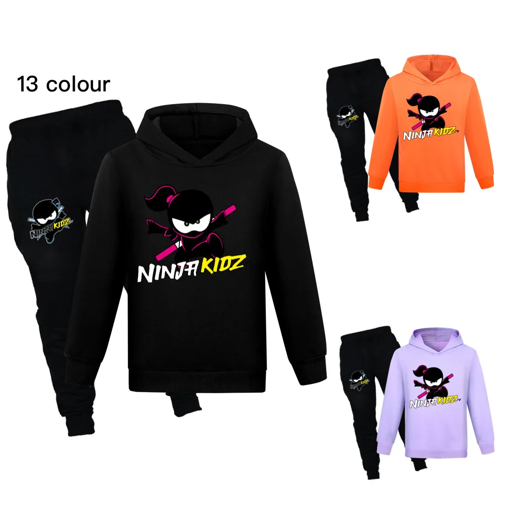 New Boys Clothing Set Spring Autumn Fashion Hoodies Tracksuit NINJA KIDZ Hooded T-Shirt Suit Children Kid Girl Sweatshirt
New Boys Clothing Set Spring Autumn Fashion Hoodies Tracksuit NINJA KIDZ Hooded T-Shirt Suit Children Kid Girl Sweatshirt