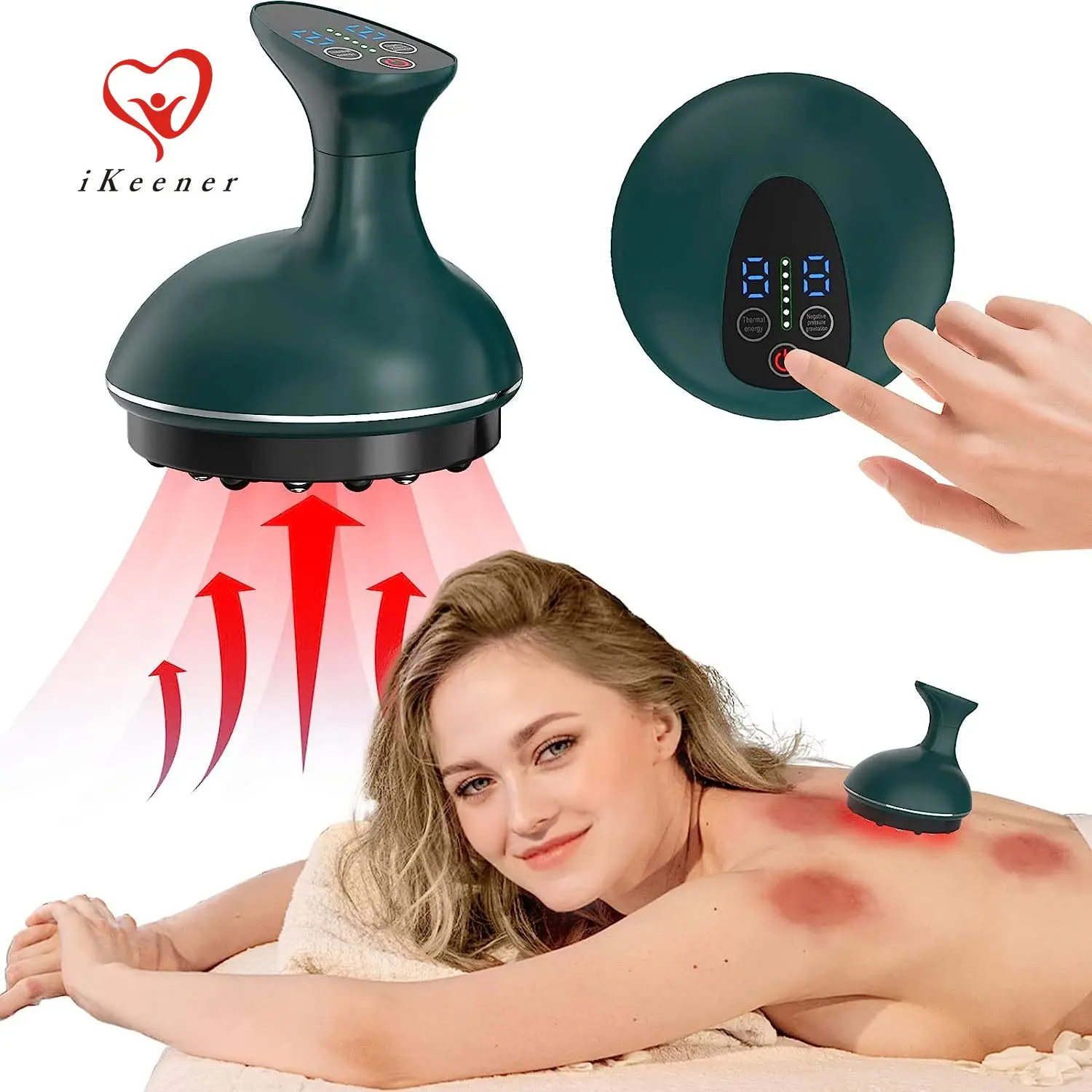 Electric Cupping Gua Sha Instrument Meridian Brush Intelligent Vacuum Can Suction Sha Household Dredging Massage Tool
Electric Cupping Gua Sha Instrument Meridian Brush Intelligent Vacuum Can Suction Sha Household Dredging Massage Tool