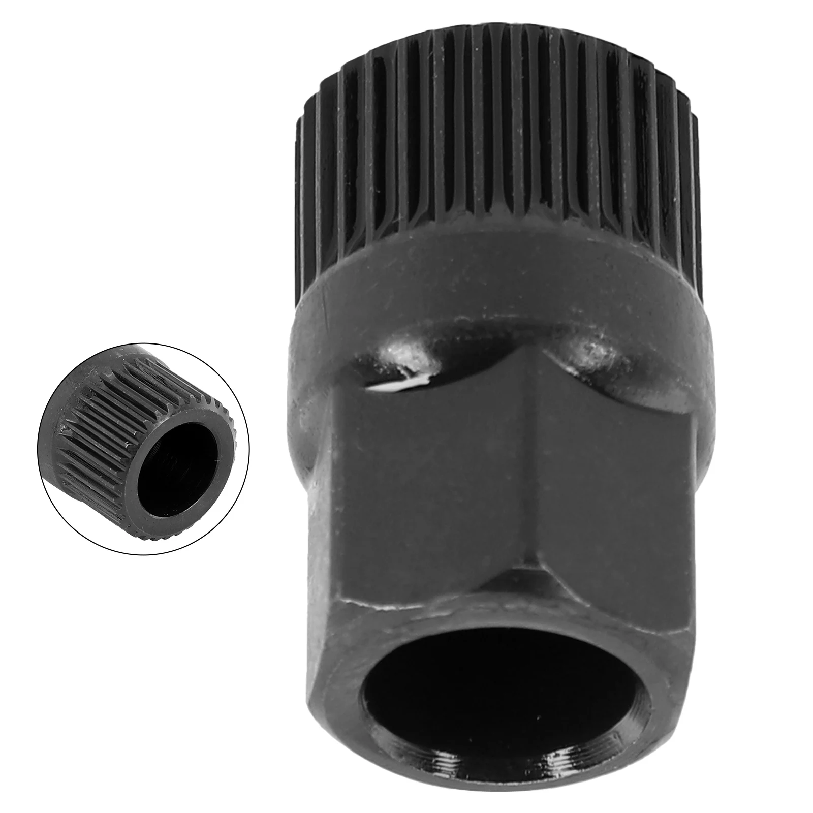1 PC Pulley Removal Tool Alternator Socket With 33 Tooth For Mounting The V-belt Pulley Black Car Replacement Accessories
1 PC Pulley Removal Tool Alternator Socket With 33 Tooth For Mounting The V-belt Pulley Black Car Replacement Accessories