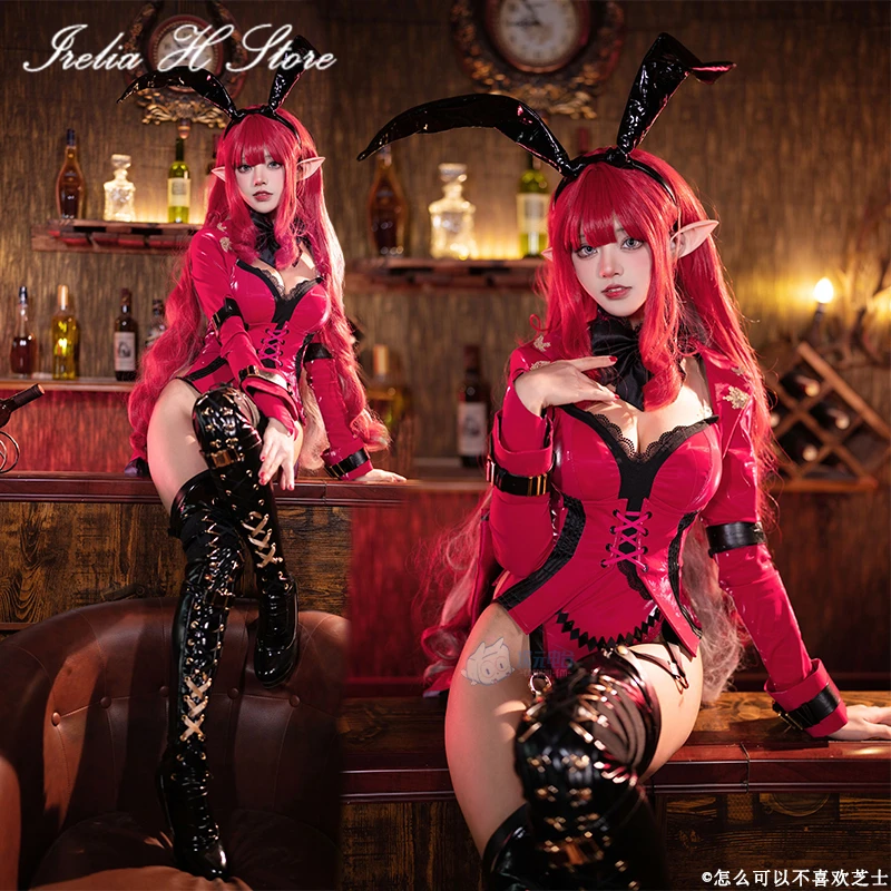 

Irelia H Store Tristan from FGO Fate/Grand Order Tristan Cosplay Costume for women Game dress female sexy bunny girl