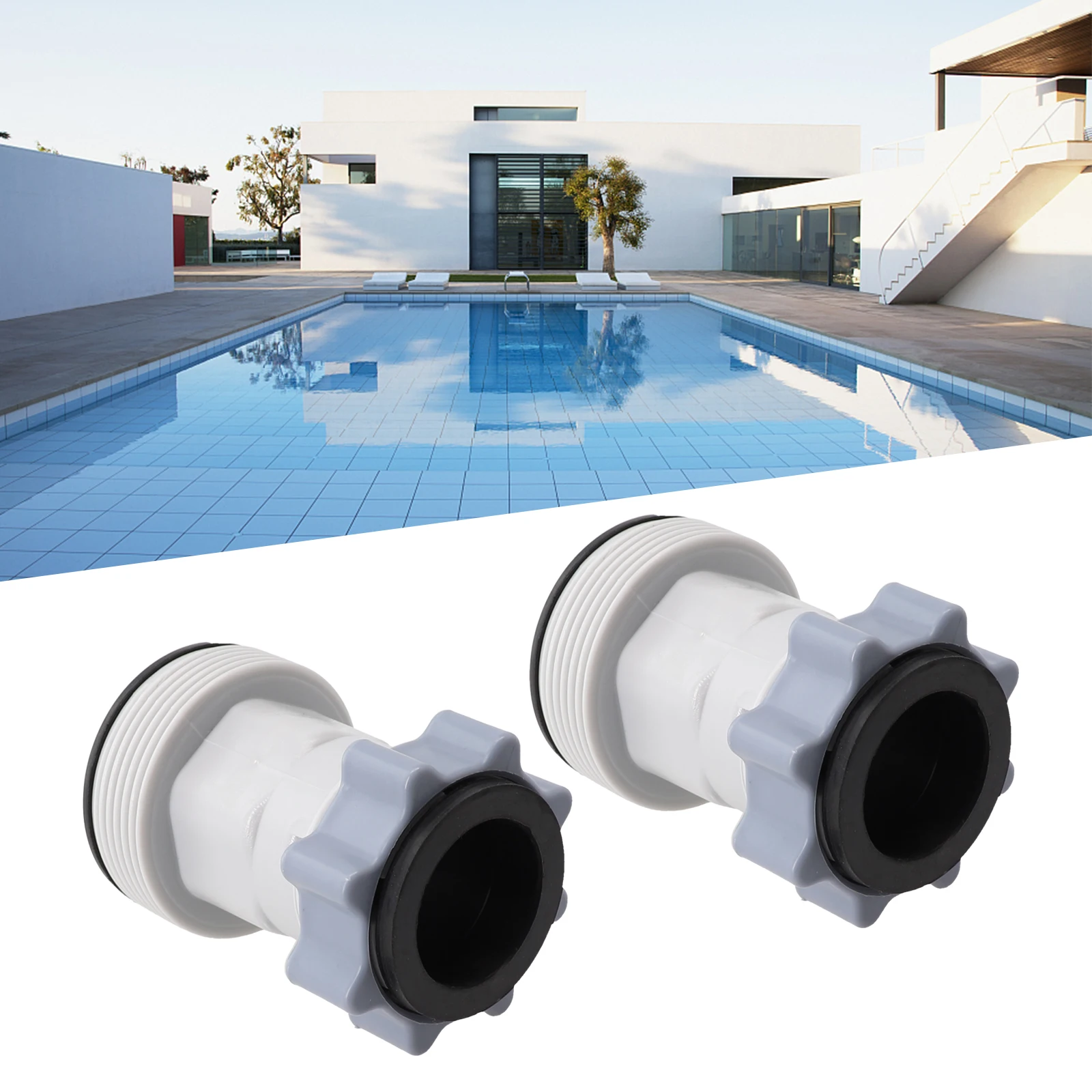 Filter Pumps B Hose Adapter 1.5\" (38mm) Diameter Adaptor Connects Hoses Brand New Corrosion-proof Materials High Quality
Filter Pumps B Hose Adapter 1.5\" (38mm) Diameter Adaptor Connects Hoses Brand New Corrosion-proof Materials High Quality