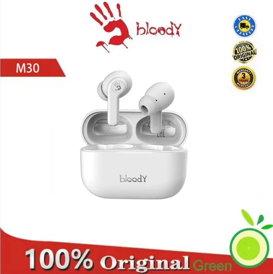A4Tech Bloody M30,Pure bass gaming sports,Low latency, true wireless headphones
A4Tech Bloody M30,Pure bass gaming sports,Low latency, true wireless headphones