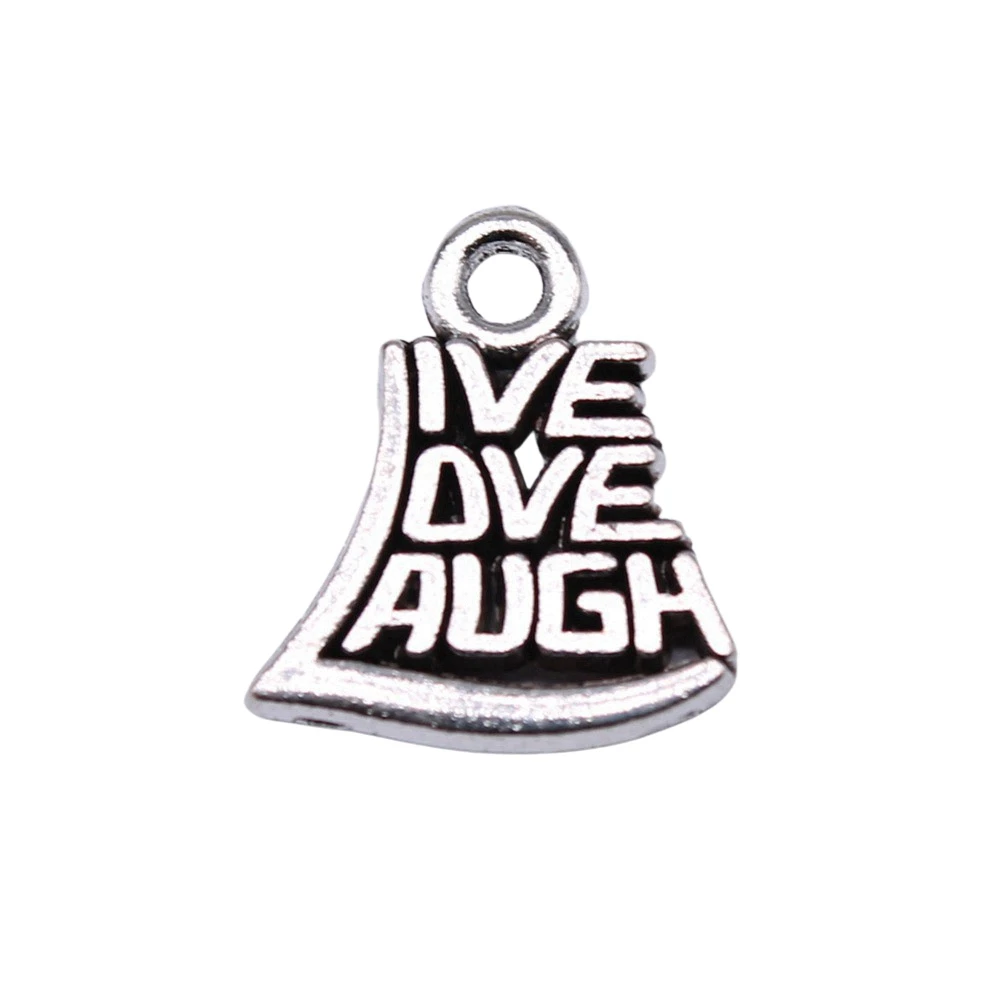 20pcs/lot 15x13mm Live Love Laugh Charms For Jewelry Making Antique Silver Color 0.59x0.51inch
20pcs/lot 15x13mm Live Love Laugh Charms For Jewelry Making Antique Silver Color 0.59x0.51inch