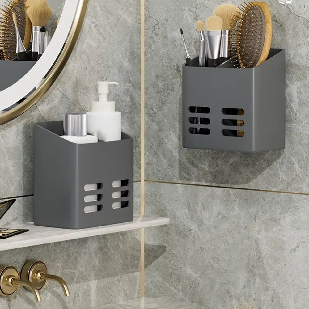 Plastic Toothpaste Shelf Non-punch White/Grey Toothbrush Toothpaste Holder Large Capacity Wall-mounted Comb Storage Container
Plastic Toothpaste Shelf Non-punch White/Grey Toothbrush Toothpaste Holder Large Capacity Wall-mounted Comb Storage Container