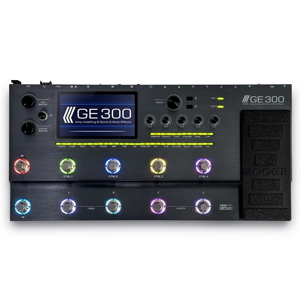 MOOER GE300 гитарный Amp моделирующий мультиэффектор, ИК-погрузчик, 108 моделей предварительных усилителей, 164 эффектов, 30 мин. Looper,MIDI, Педальный процессор
MOOER GE300 гитарный Amp моделирующий мультиэффектор, ИК-погрузчик, 108 моделей предварительных усилителей, 164 эффектов, 30 мин. Looper,MIDI, Педальный процессор