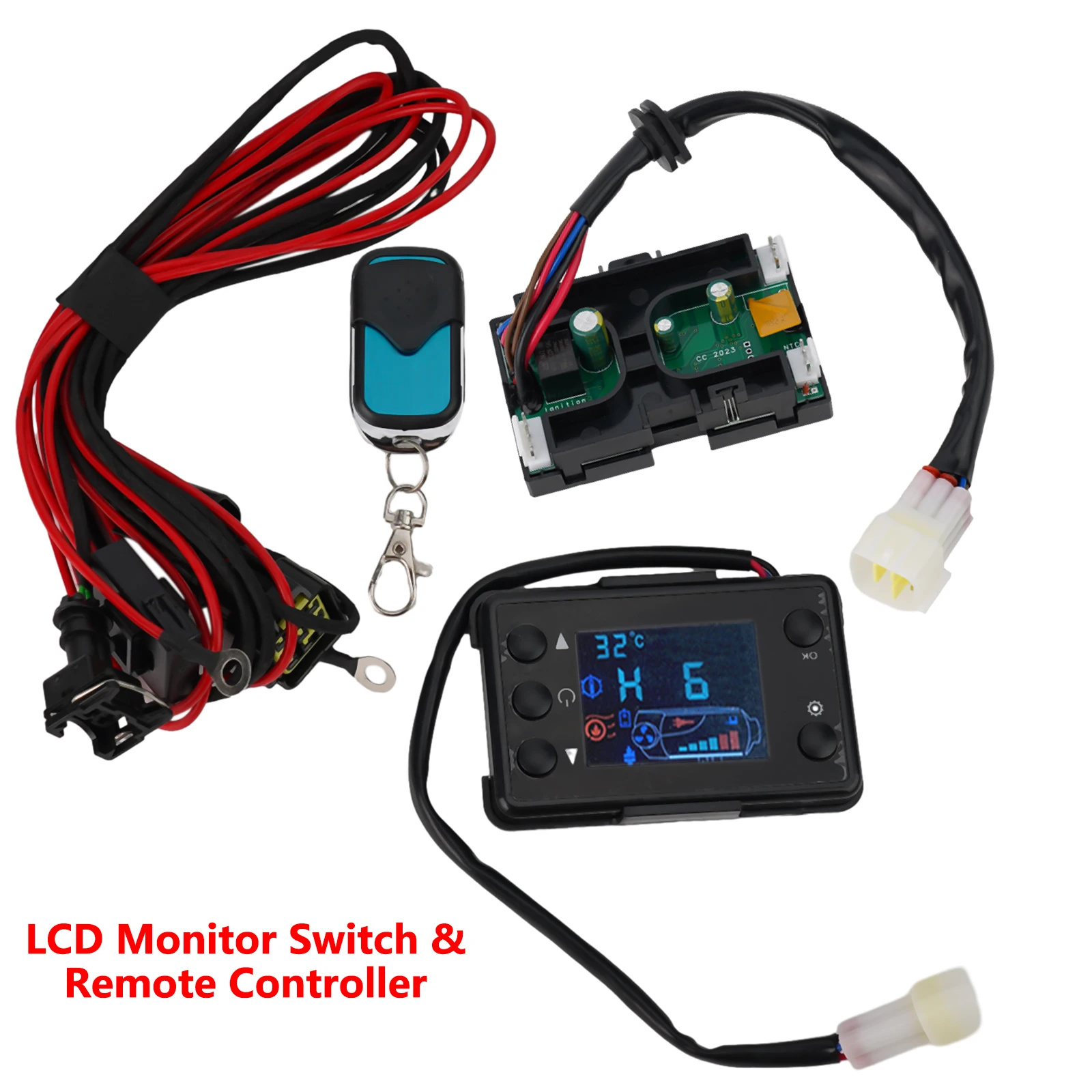 12V Air Diesel Heater LCD Monitor Control Board Motherboard Remote Wire Harness For 3KW 5KW 8KW Air Diesel Parking Heater
12V Air Diesel Heater LCD Monitor Control Board Motherboard Remote Wire Harness For 3KW 5KW 8KW Air Diesel Parking Heater
