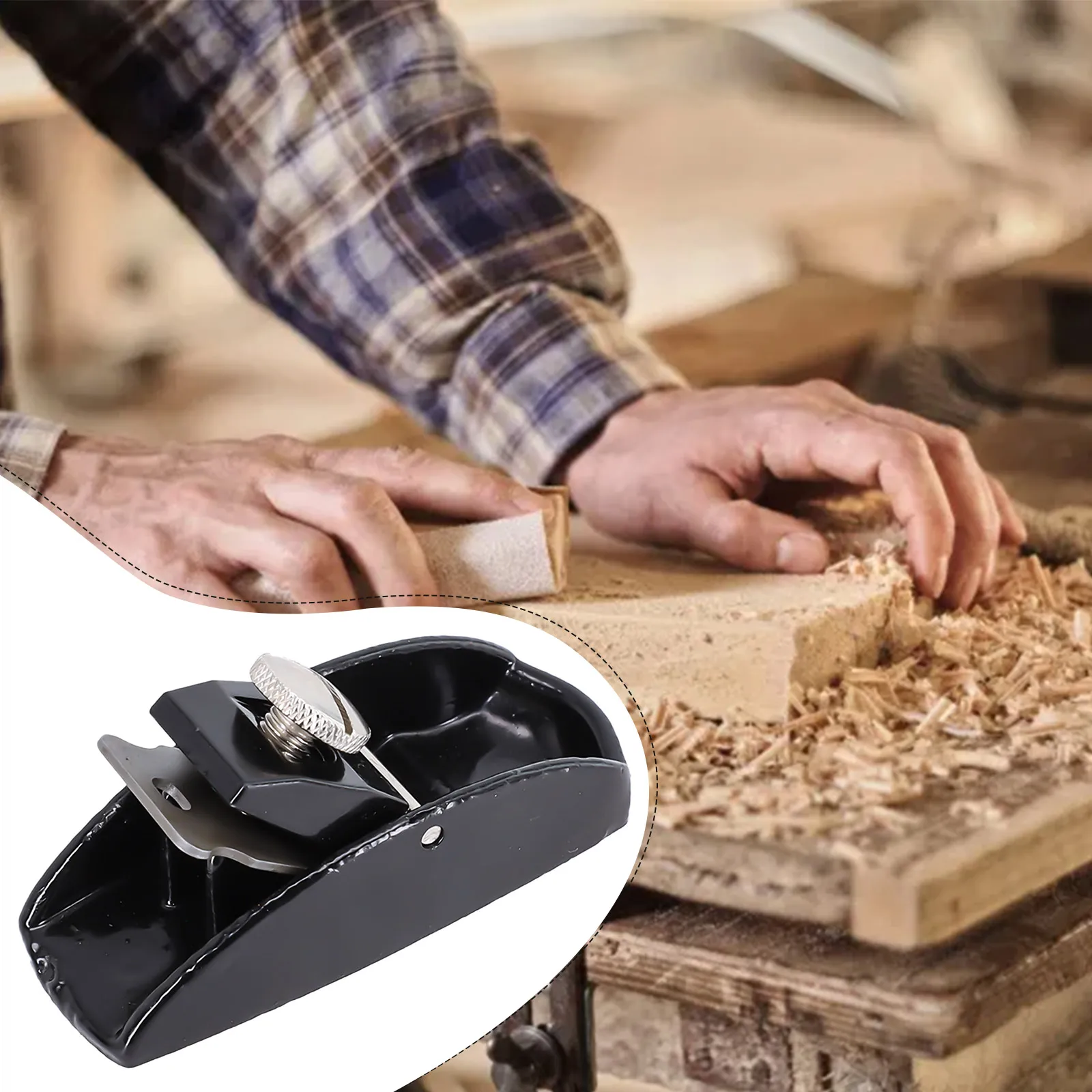 Hand Planer 90×30mm Adjustable Woodworking Planer Bed For Pine Beech Basswood Trimming Chamfering Handmade DIY Manual Tools
Hand Planer 90×30mm Adjustable Woodworking Planer Bed For Pine Beech Basswood Trimming Chamfering Handmade DIY Manual Tools