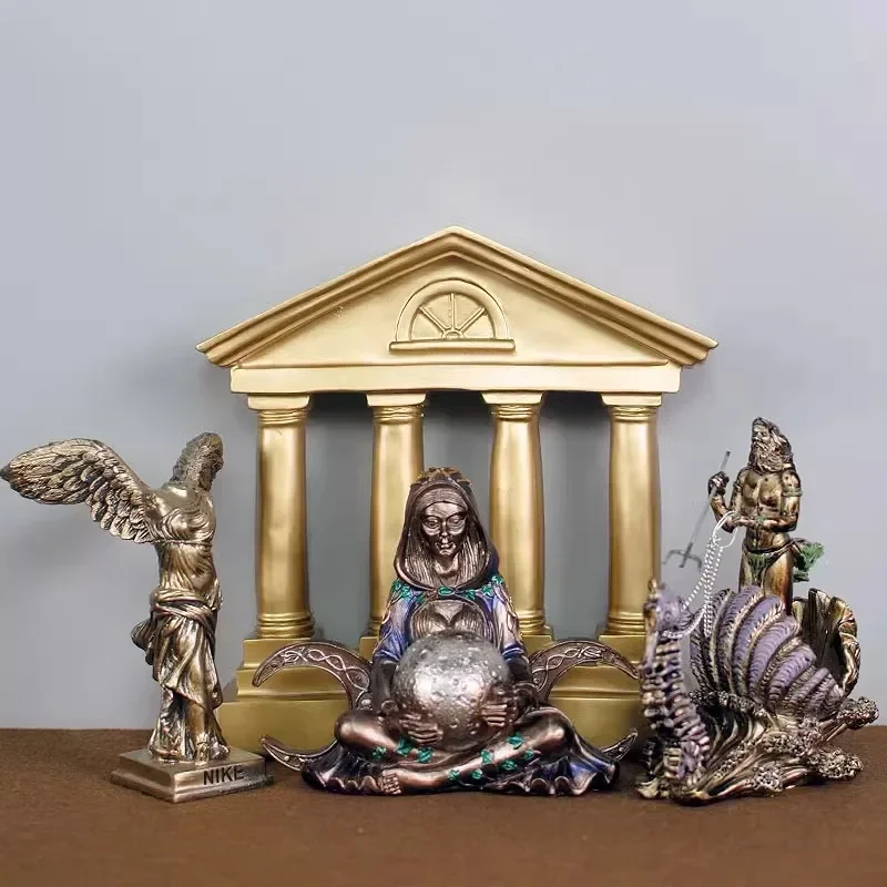Ancient Greek Mythology Goddess of Love Sculpture archangel Michael Resin Statue Home Decoration Poseidon Angel Ornaments Gift
Ancient Greek Mythology Goddess of Love Sculpture archangel Michael Resin Statue Home Decoration Poseidon Angel Ornaments Gift
