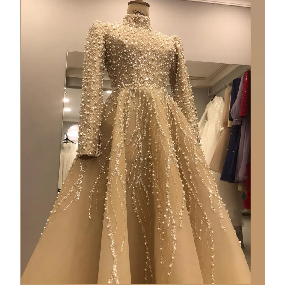 Muslim Luxury Beaded Elegant Mermaid Dubai Evening Dresses Gowns for Woman Wedding Party 2024
Muslim Luxury Beaded Elegant Mermaid Dubai Evening Dresses Gowns for Woman Wedding Party 2024