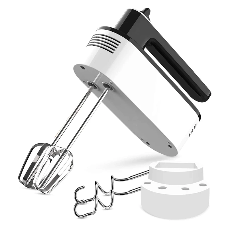 

Hand Mixer Electric 5 Speeds Power Lightweight Handheld Mixer For Baking Kitchen Hand Mixers With Storage Stand