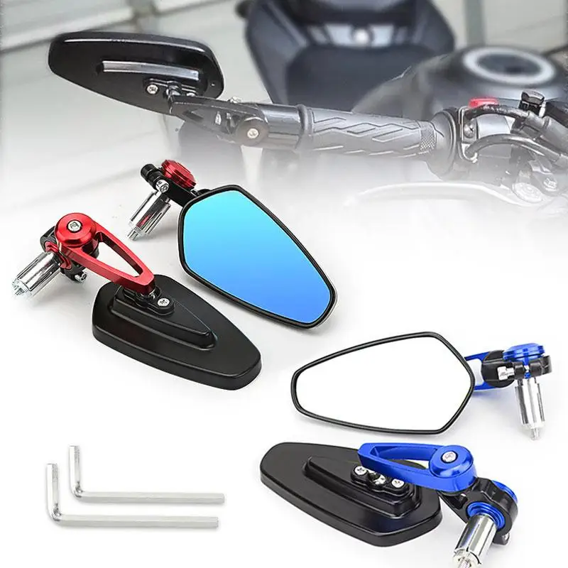 

1 Pair 22mm Motorcycle Bar Retro Handlebar End Rear Mirrors Replacement Side View Rearview Mirror Modified Accessories 2pcs