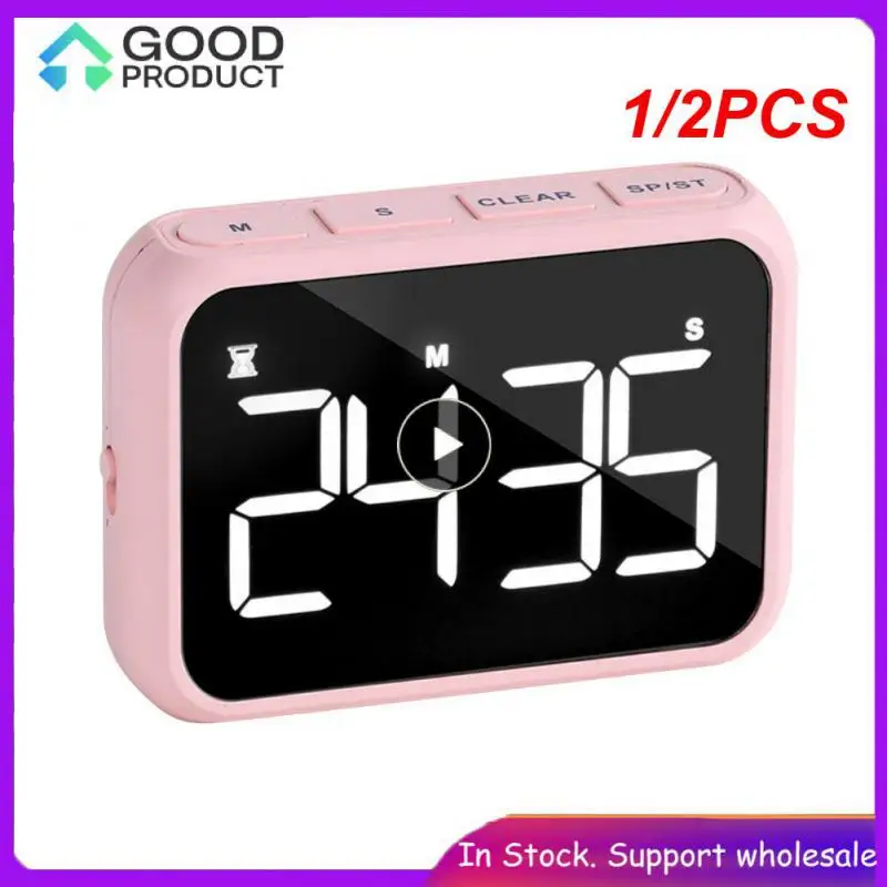 1/2 шт., магнитный кухонный таймер, цифровой таймер, ручной обратный отсчет, будильник, кронштейн, часы для приготовления пищи, душ, секундомер для обучения
1/2 шт., магнитный кухонный таймер, цифровой таймер, ручной обратный отсчет, будильник, кронштейн, часы для приготовления пищи, душ, секундомер для обучения