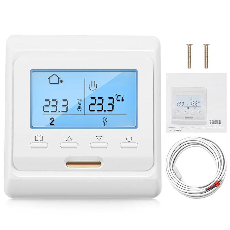 

Promotion! 16A 230V LCD Programmable Warm Floor Heating Room Thermostat Thermoregulator Temperature Controller Manual Mechanical