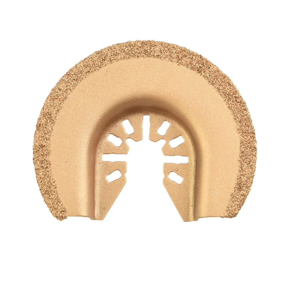 64mm Multitool Saw Blade Half Circle Diamond Quick Release Oscillating Saw Blade Multi Power Tools Cutting Disc For Grout Tiles
64mm Multitool Saw Blade Half Circle Diamond Quick Release Oscillating Saw Blade Multi Power Tools Cutting Disc For Grout Tiles