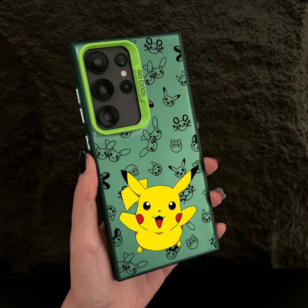 Pokemons Pikachu Pocket Monster Anime S25 Case For Samsung S25 S24 Ultra 5g For Galaxy S23 S22 S21 FE S20 Ultra Plus Phone Cover Pokemons Pikachu Pocket Monster Anime S25 Case For Samsung S25 S24 Ultra 5g For Galaxy S23 S22 S21 FE S20 Ultra Plus Phone Cover