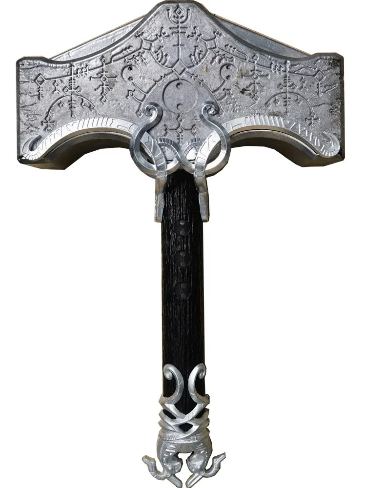 God of War Ragnarok Thor's Hammer Metal God of Thunder Statue Action Figurine Desk Collectible Anime Model Toys Figures Gift
God of War Ragnarok Thor's Hammer Metal God of Thunder Statue Action Figurine Desk Collectible Anime Model Toys Figures Gift