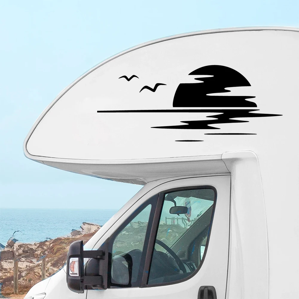 Romantic Sunset Vinyl Sticker For Caravan Head Decor Sunny Life Auto Decal RV Stickers
Romantic Sunset Vinyl Sticker For Caravan Head Decor Sunny Life Auto Decal RV Stickers