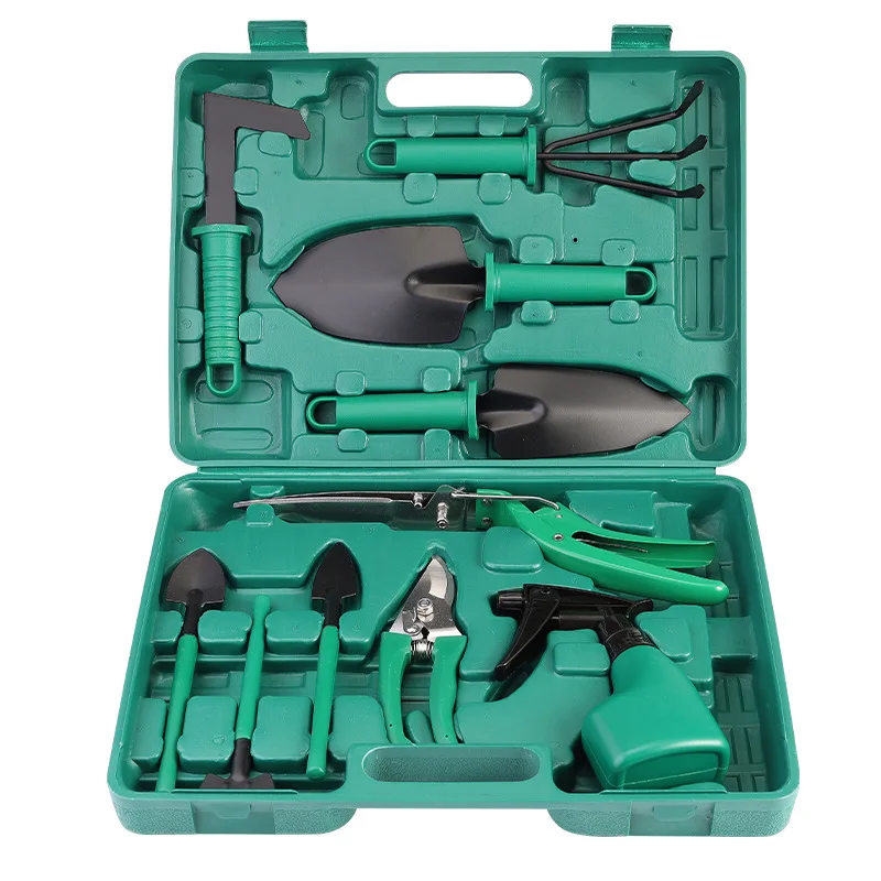 10Pcs Garden Tools Case Anti-rust Lightweight Garden Tool Set Gardening Supplies Garden Tool Kit for Clipping Weeding Digging
10Pcs Garden Tools Case Anti-rust Lightweight Garden Tool Set Gardening Supplies Garden Tool Kit for Clipping Weeding Digging