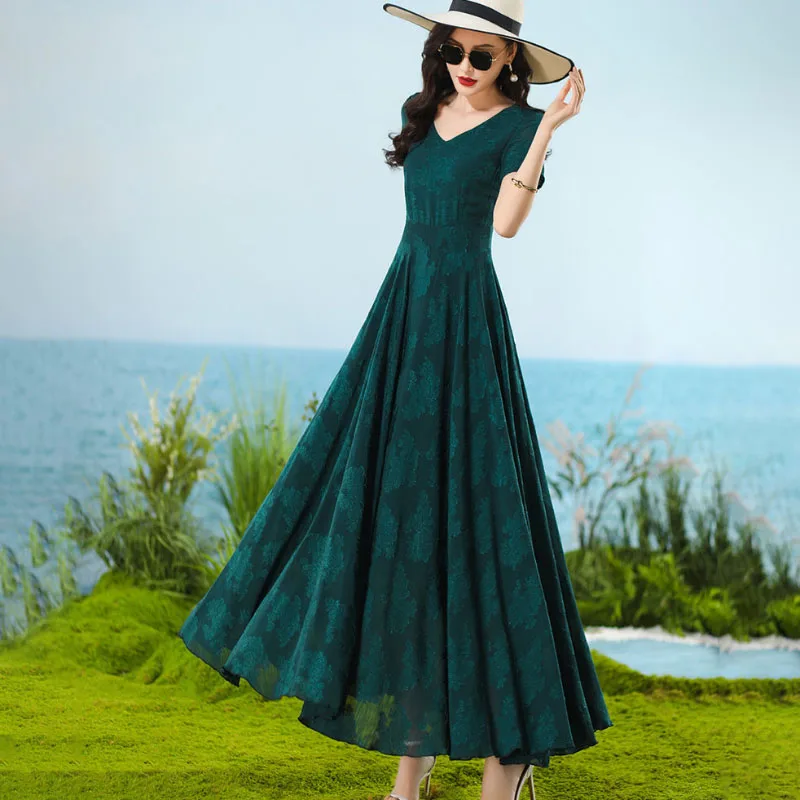2024 Summer New Y2k Jacquard Dress Women's High-End Slim Oversize 4XL Female Luxury Banquet Evening Dresses
2024 Summer New Y2k Jacquard Dress Women's High-End Slim Oversize 4XL Female Luxury Banquet Evening Dresses