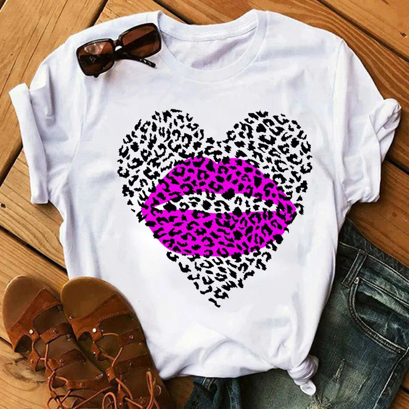Pink Leopard Lips Print T Shirt Funny Women T Shirt Casual Short Sleeve Tops Female Summer Shirt Cartoon Women T-shirt Clothes
Pink Leopard Lips Print T Shirt Funny Women T Shirt Casual Short Sleeve Tops Female Summer Shirt Cartoon Women T-shirt Clothes