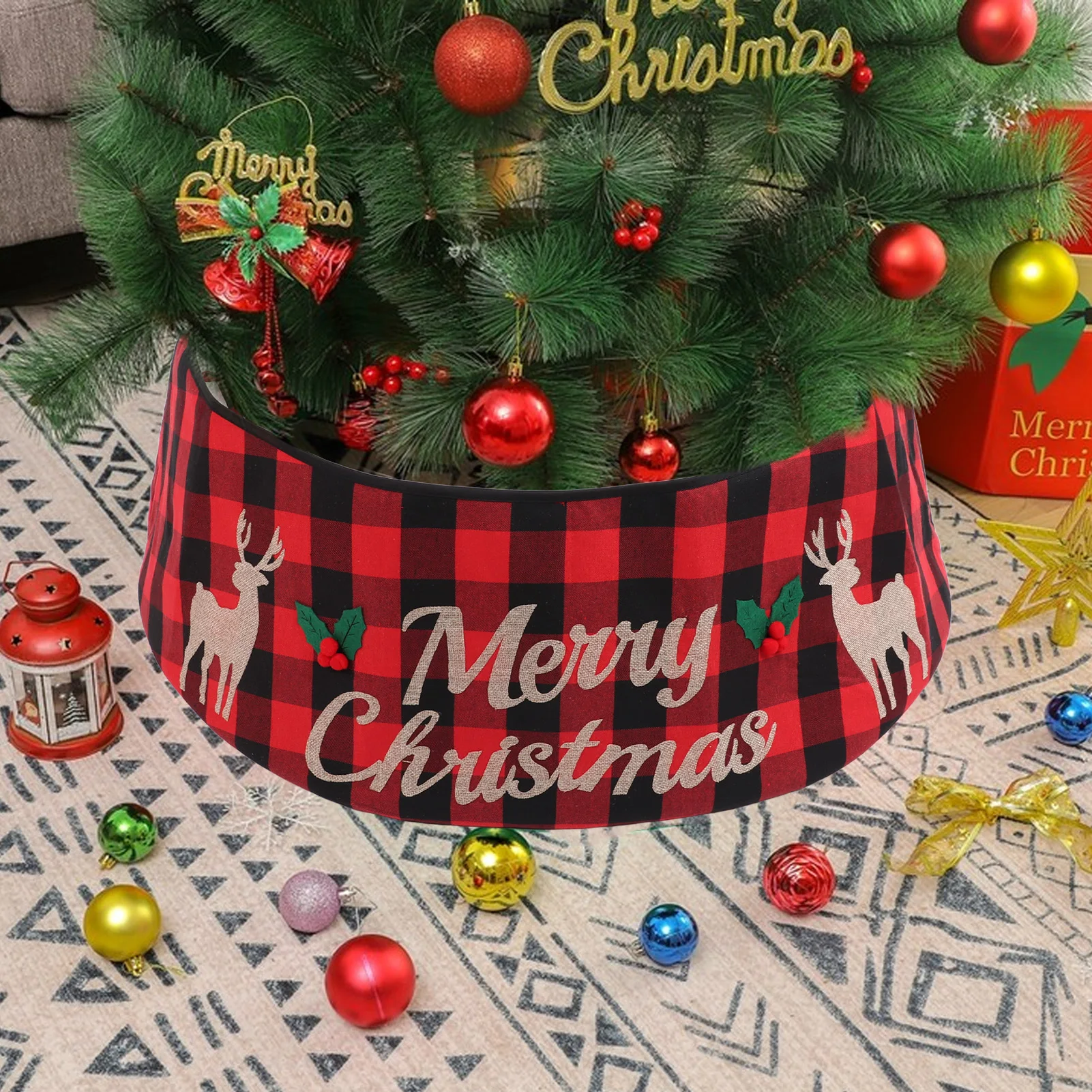 Christmas Tree Decor Surround Base Cover Christmas Tree Collar DIY for Home Xmas Tree Collar Ornaments Skirts Detachable
Christmas Tree Decor Surround Base Cover Christmas Tree Collar DIY for Home Xmas Tree Collar Ornaments Skirts Detachable