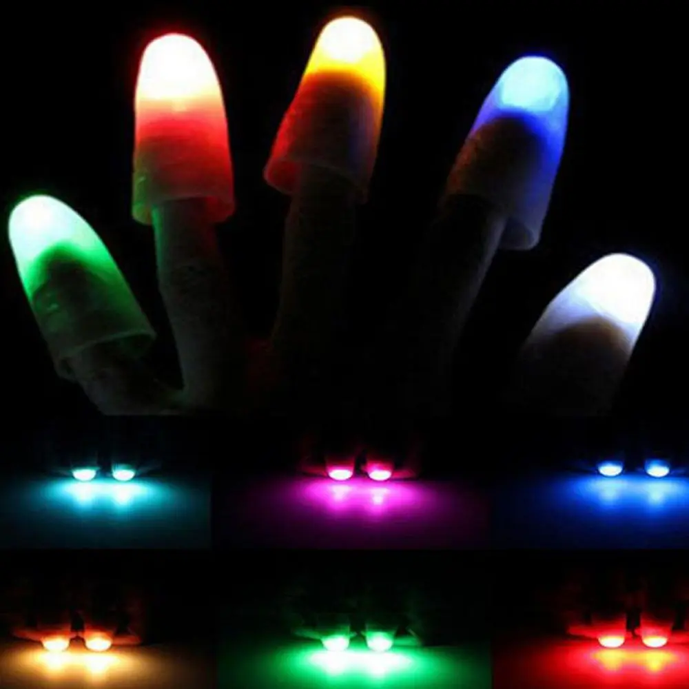 Party Appearing Light Dancing Super Bright Thumbs Fingers Trick Close Up Magic Light Finger Lights
Party Appearing Light Dancing Super Bright Thumbs Fingers Trick Close Up Magic Light Finger Lights