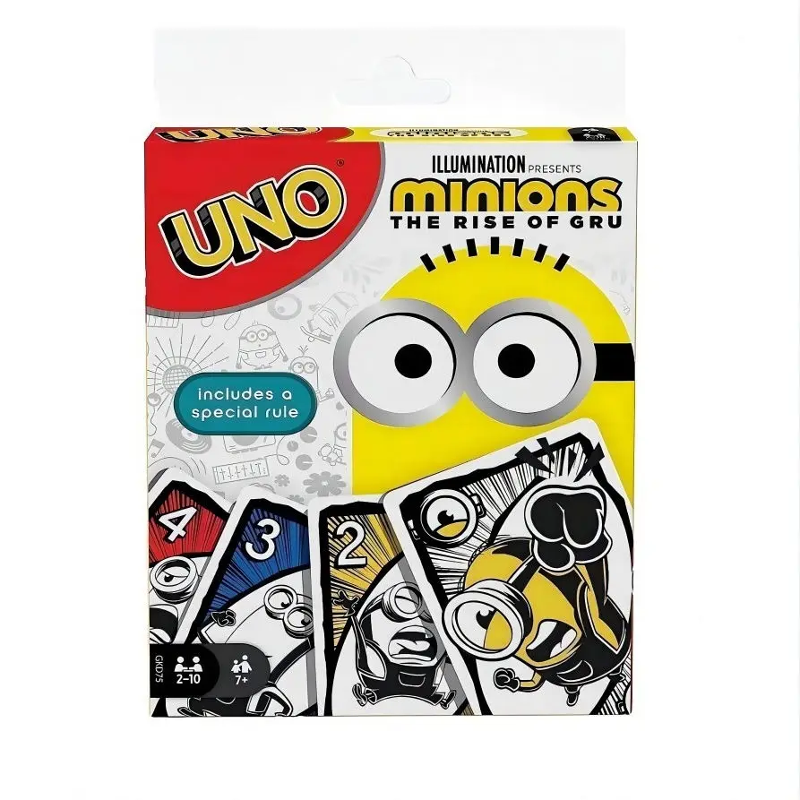 UNO Card Minions Gru Rise Joint Uno Card Family Party Dormitory Animation Card Puzzle Desktop Game Wholesale
UNO Card Minions Gru Rise Joint Uno Card Family Party Dormitory Animation Card Puzzle Desktop Game Wholesale