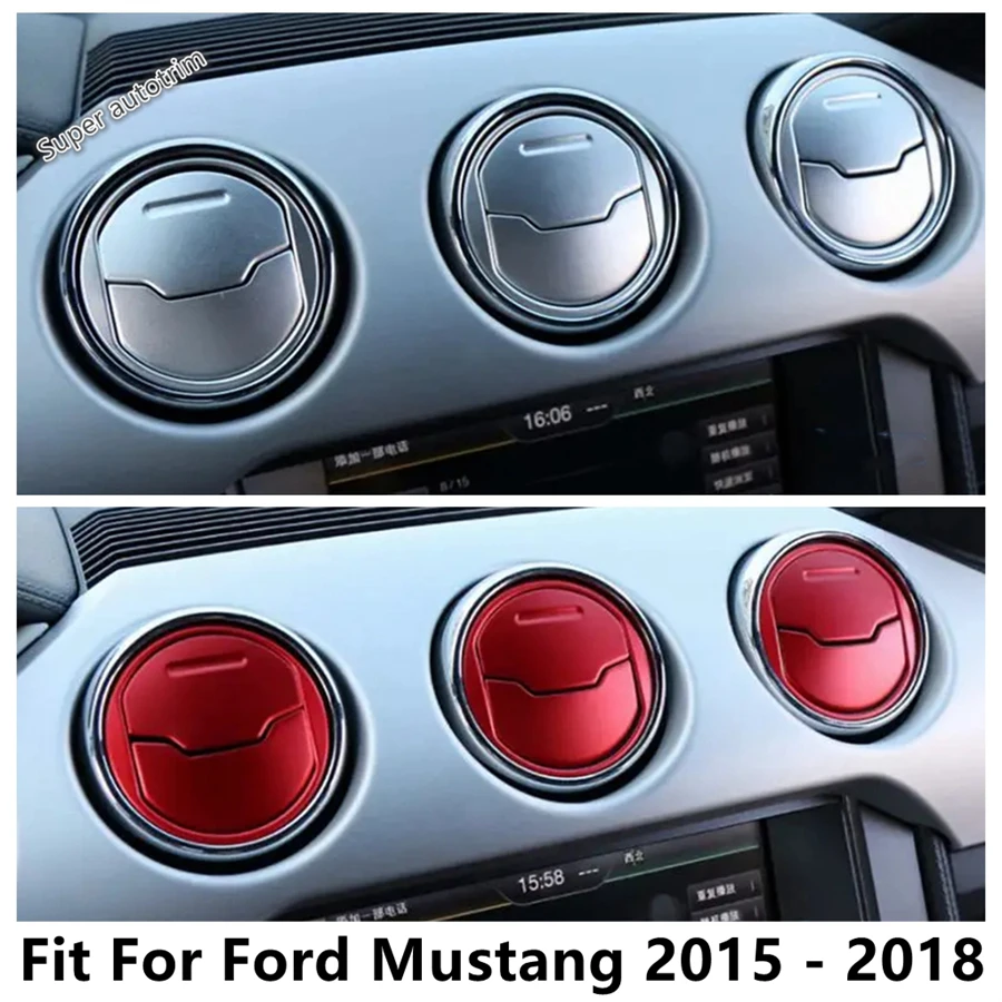 Car Central Middle Air AC Conditioning Vent Outlet Ring Cover Trim Fit For Ford Mustang 2015 - 2018 Metal Accessories Interior
Car Central Middle Air AC Conditioning Vent Outlet Ring Cover Trim Fit For Ford Mustang 2015 - 2018 Metal Accessories Interior