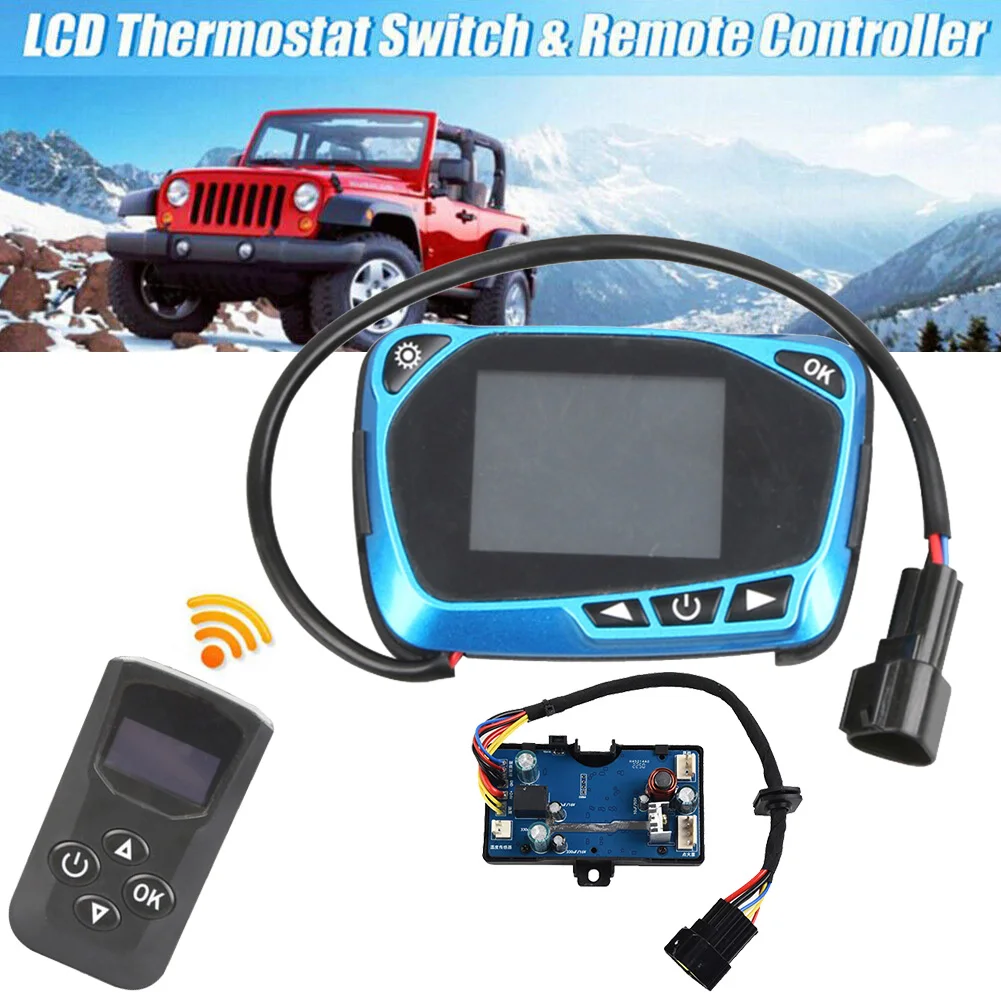 12V 3pc Motherboard LCD Remote Control Switch Circuit Board Parking Heater Accessory Display Remote Controllers Air Diesel Board
12V 3pc Motherboard LCD Remote Control Switch Circuit Board Parking Heater Accessory Display Remote Controllers Air Diesel Board