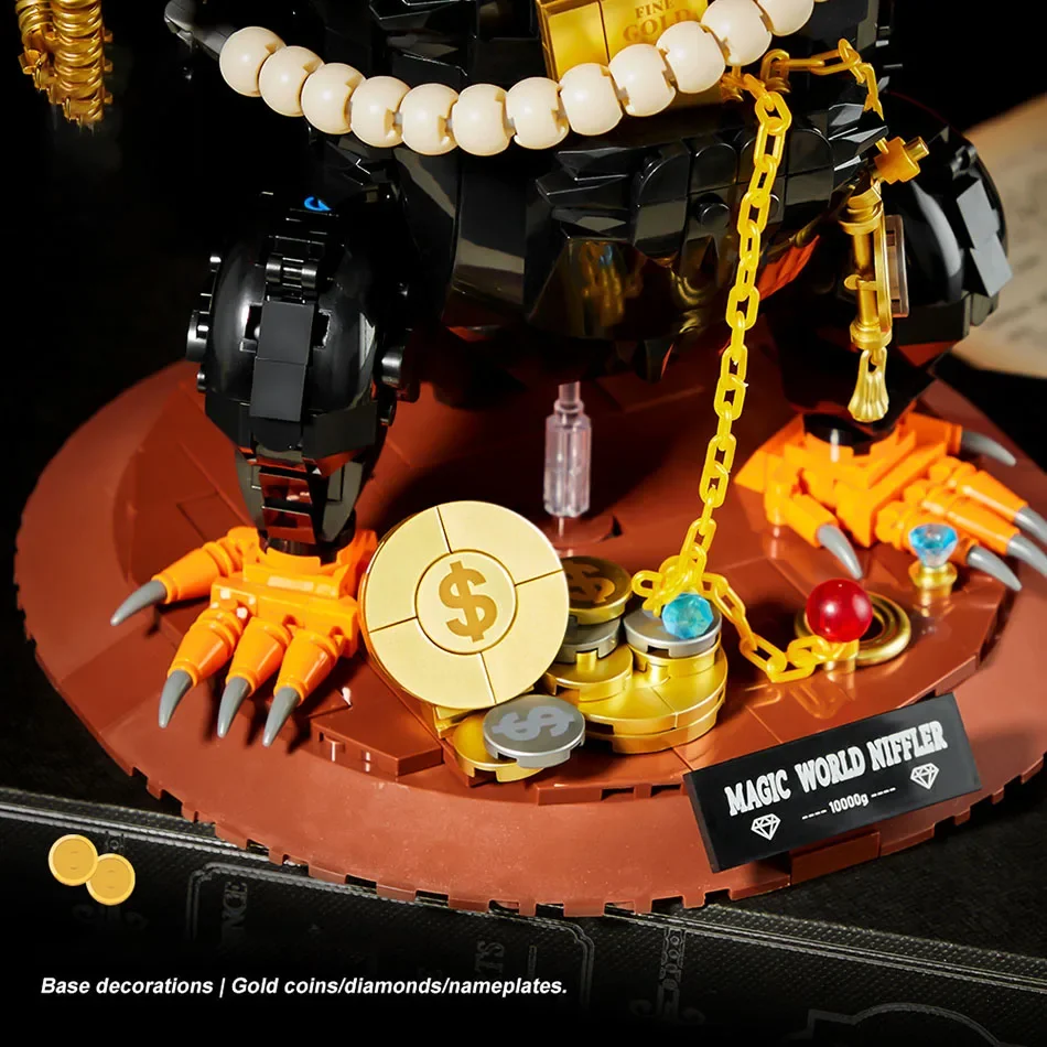 MOC Magic World 1148pcs Niffler Harry Model Building Blocks Set Magical Animal Niffler Figures Bricks Toys For Children Gifts MOC Magic World 1148pcs Niffler Harry Model Building Blocks Set Magical Animal Niffler Figures Bricks Toys For Children Gifts