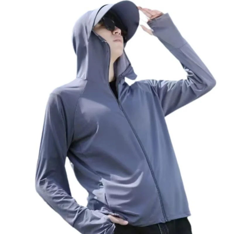 

Толстовка с капюшоном для мужчин и женщин, легкая складная дышащая рубашка с защитой от солнца и ультрафиолета UPF 50 +, быстросохнущая походная Спортивная одежда для активного отдыха