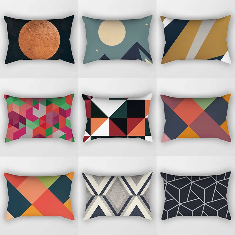 Beauty Different Geometrical Pattern Pillow Covers High Quality Short Plush Velvet Rectangle Pillow Cases Four Sizes
Beauty Different Geometrical Pattern Pillow Covers High Quality Short Plush Velvet Rectangle Pillow Cases Four Sizes