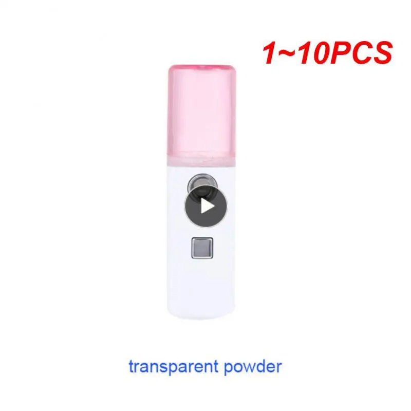 

1~10PCS Mini Nano Mist Sprayer Cooler Facial Steamer Humidifier USB Rechargeable Face Moisturizing Nebulizer Beauty Skin Care
