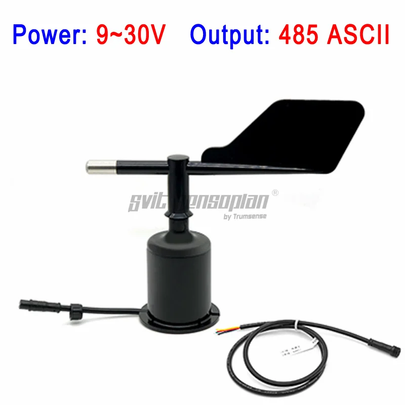 

Trumsense STTWD930485A RS485 ASCII Output DC 9 to 30V Power Polycarbon Wind Direction Sensor With Good Sensitivity Water Proof