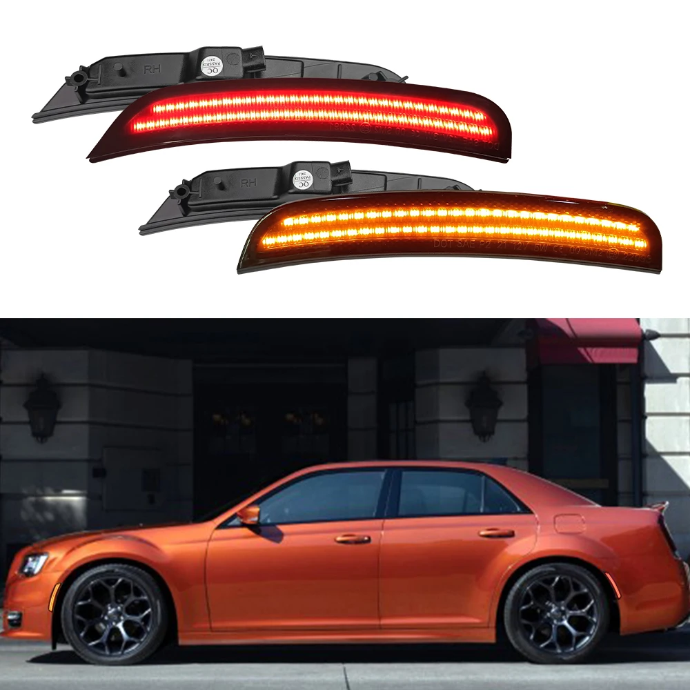 Для Chrysler 300 2015 2016 2017 2018-2023 фонарь заднего и переднего красного, желтого цвета, Светодиодный Боковой бампер, стоп-сигнал, дымчатый
Для Chrysler 300 2015 2016 2017 2018-2023 фонарь заднего и переднего красного, желтого цвета, Светодиодный Боковой бампер, стоп-сигнал, дымчатый