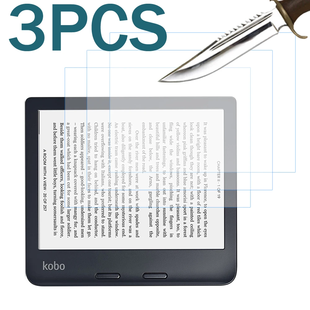3PCS Glass screen protector for Kobo libra 2 H2O 7'' clara 2E Kobo nia glo HD 6'' Ereader ebook screen protective film
3PCS Glass screen protector for Kobo libra 2 H2O 7'' clara 2E Kobo nia glo HD 6'' Ereader ebook screen protective film
