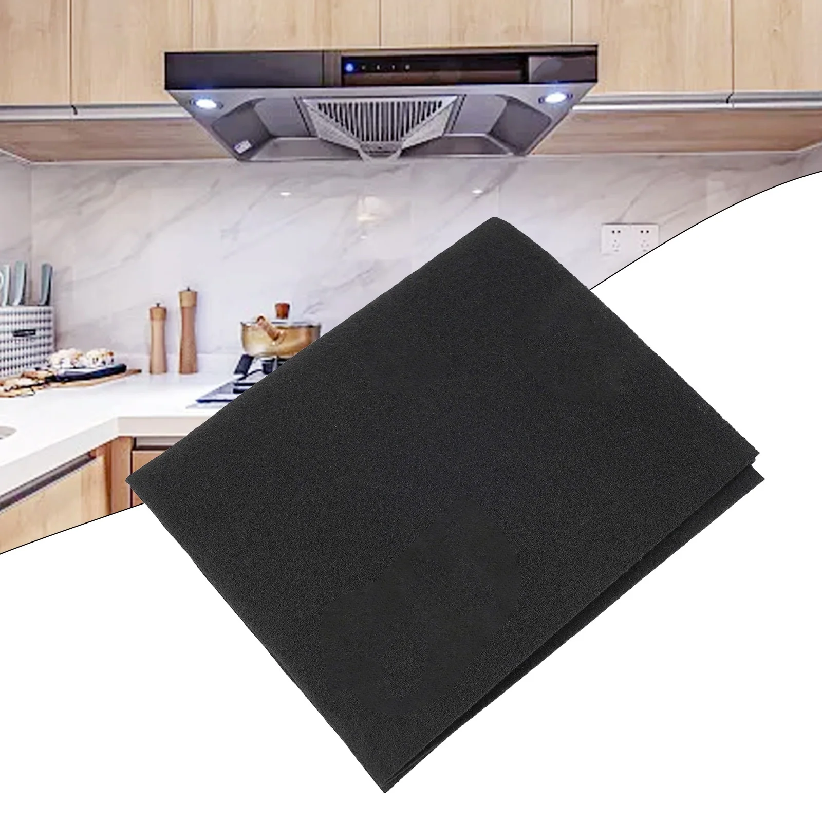 

Achieve a Fresh and Clean Kitchen Environment with our 57X47cm Carbon Range Hood Filter Suitable for All Cooker Hoods