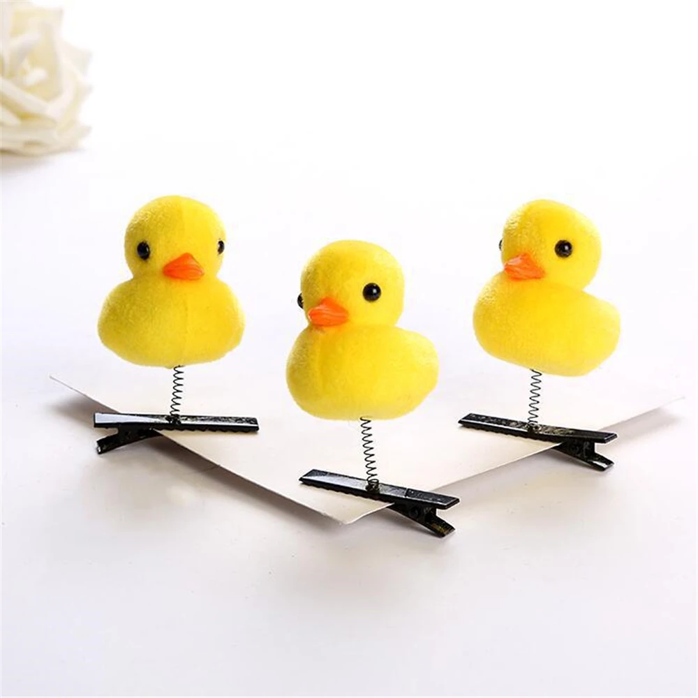 Sweet Duck Hairpin Eye-catching Novelty Hairpins Hair Accessories Must Have Not Harmful To Hair Gift Charming Cartoon Safety Sweet Duck Hairpin Eye-catching Novelty Hairpins Hair Accessories Must Have Not Harmful To Hair Gift Charming Cartoon Safety